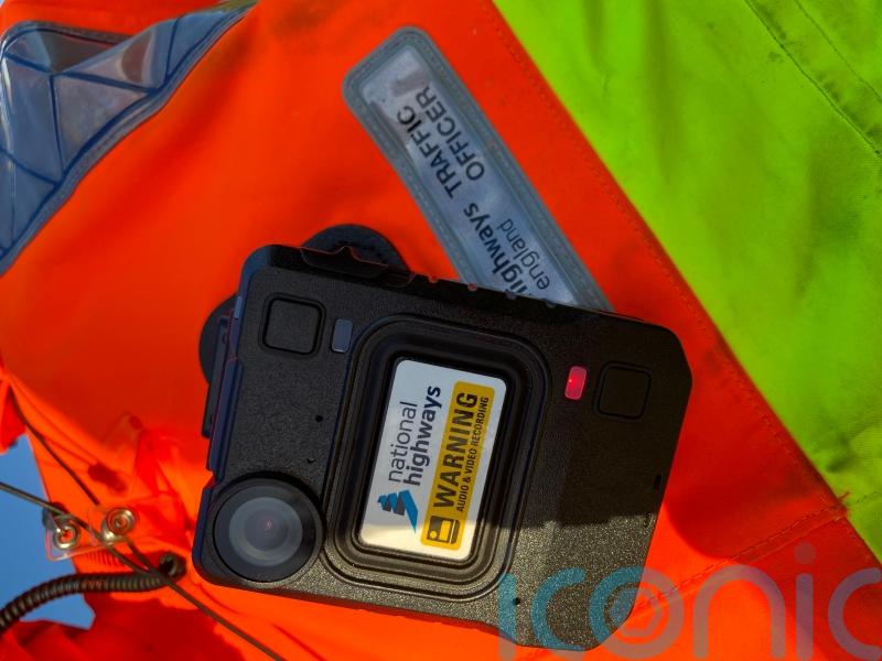 Motorway traffic officers given body-worn cameras after abuse from drivers