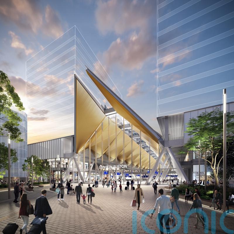 HS2’s Euston station to have ‘bronze or gold’ roof