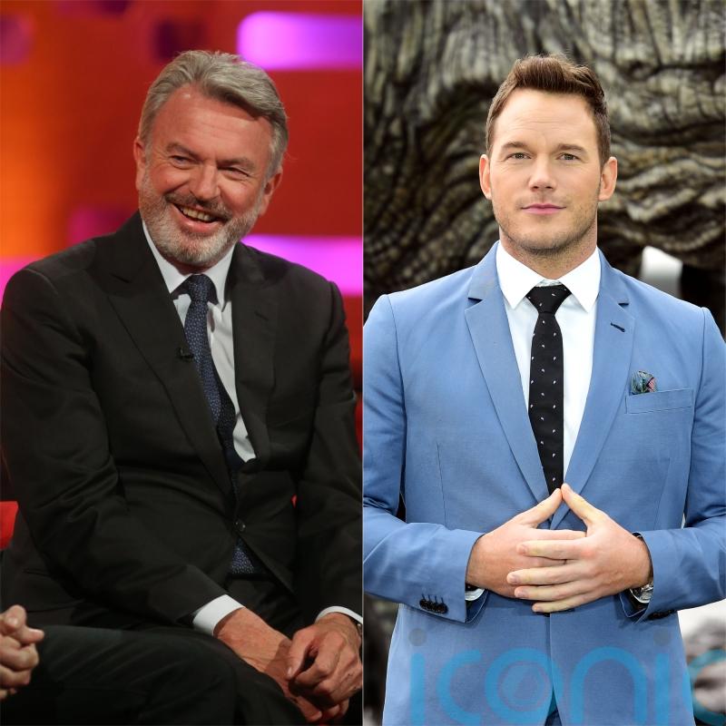 Chris Pratt jokes his Jurassic World co-star Sam Neill put him in a chokehold