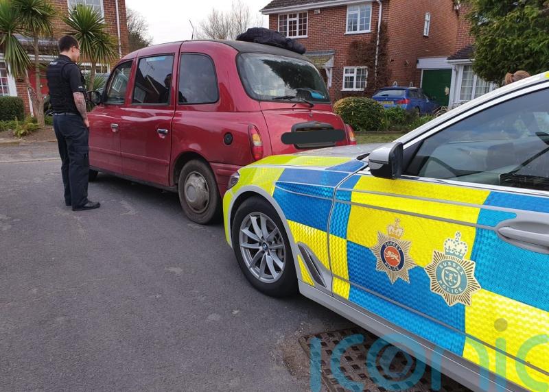 Driver arrested after police chase involving London taxi
