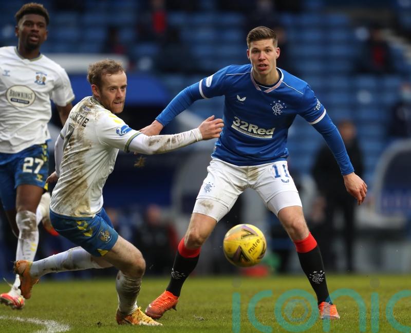 Kilmarnock move top of Championship after easing to victory at 10-man Ayr