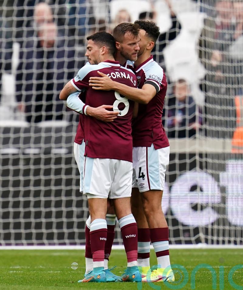 Ukraine’s Andriy Yarmolenko gets emotional after scoring on return for West Ham