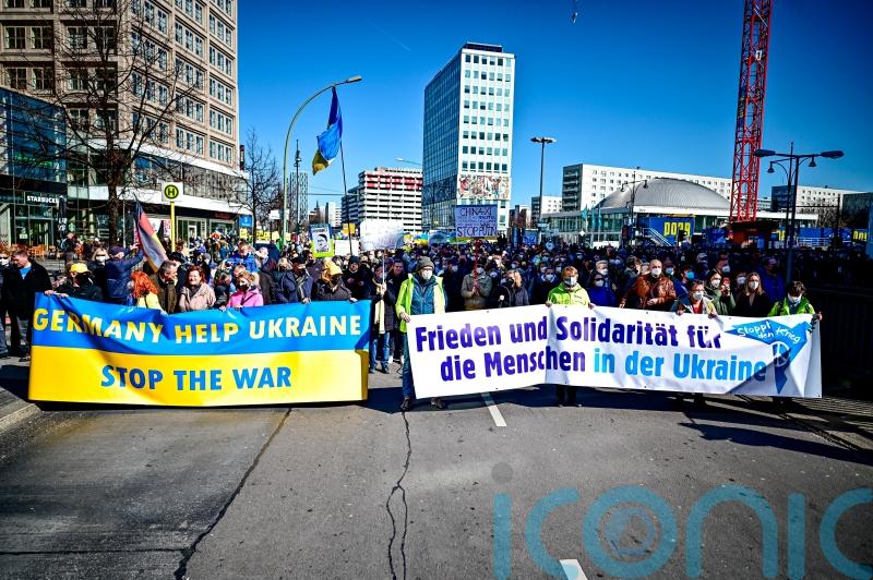 Anti-war protests held across Europe