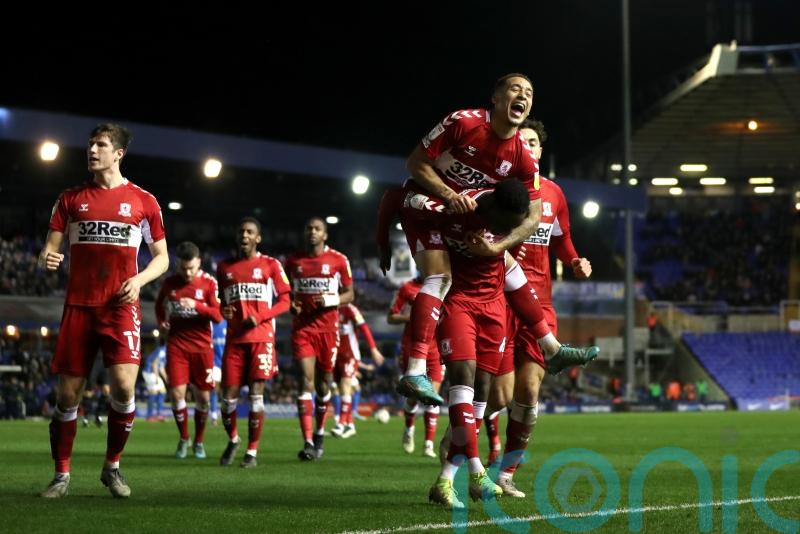 Middlesbrough move into top six with win at Birmingham who finish with 10 men