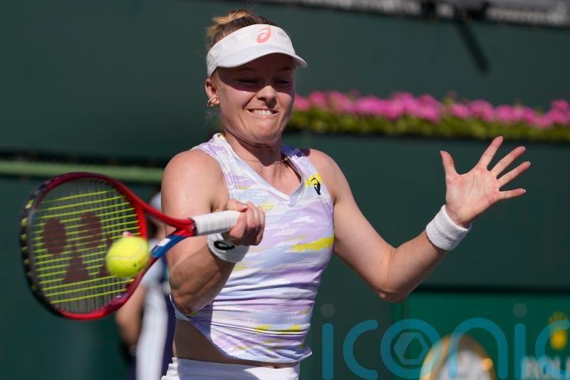 Harriet Dart knocked out of Indian Wells