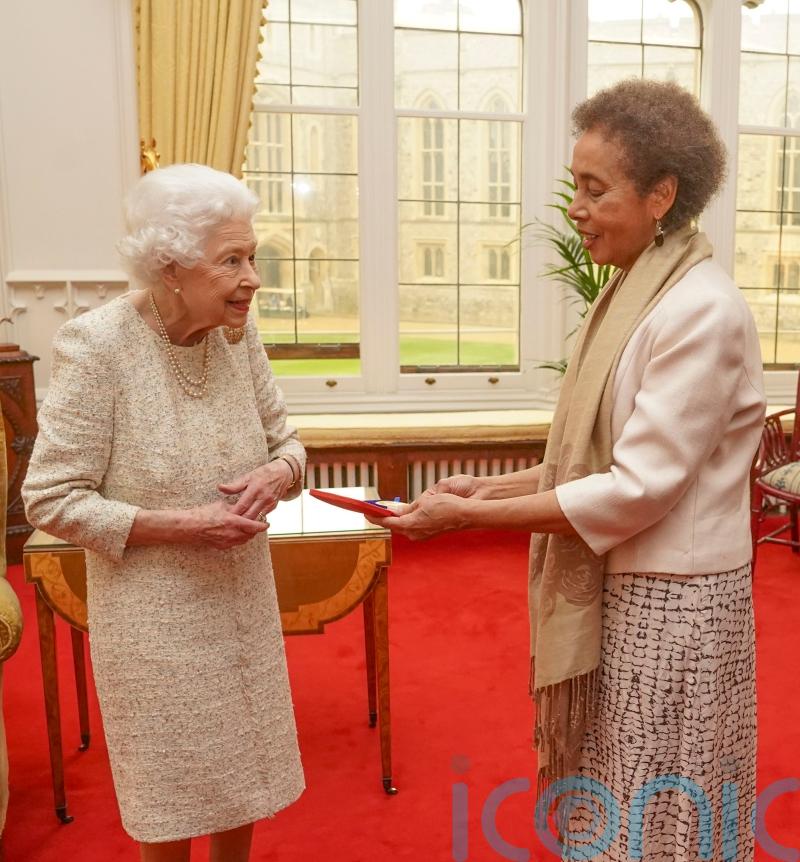 Queen holds face-to-face audience with poet Grace Nichols