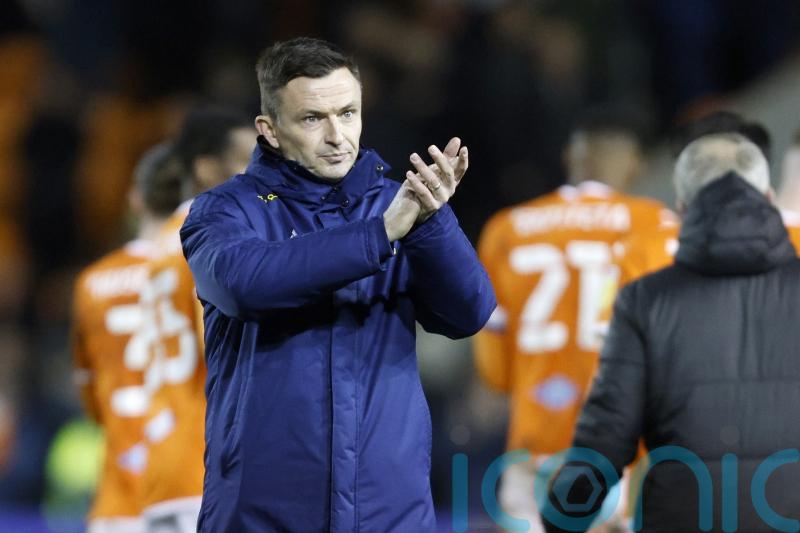 Paul Heckingbottom frustrated by late offside call as Blades held at Blackpool