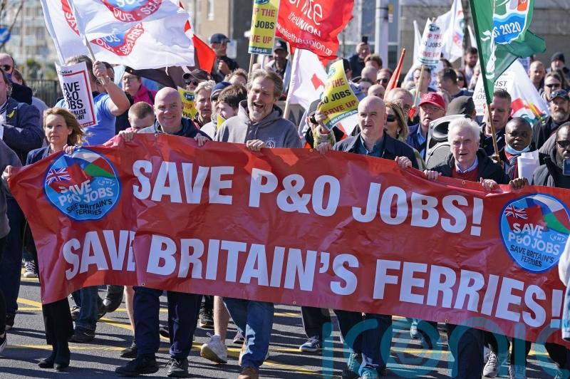 Widespread protests against P&O over sackings