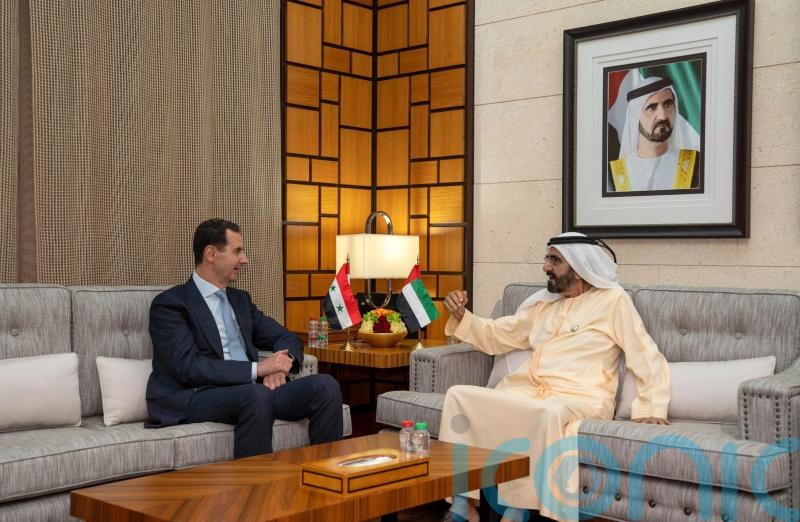 Syria’s president Bashar Assad visits United Arab Emirates