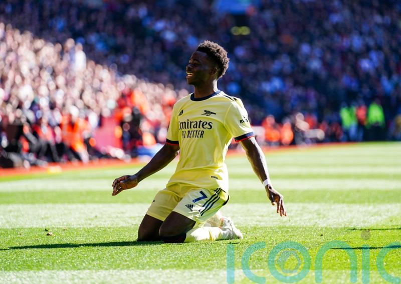 Bukayo Saka’s first-half strike earns Arsenal victory at Aston Villa
