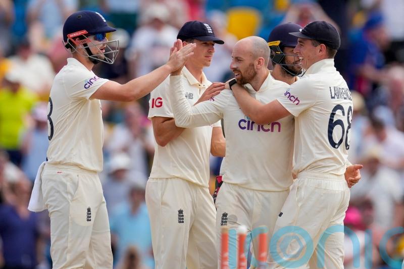 Jack Leach ends Kraigg Brathwaite’s marathon knock as second Test heads for draw