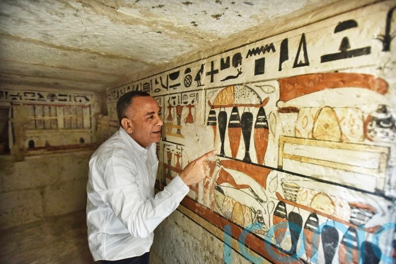 Recently discovered 4,700-year-old tombs go on display in Egypt