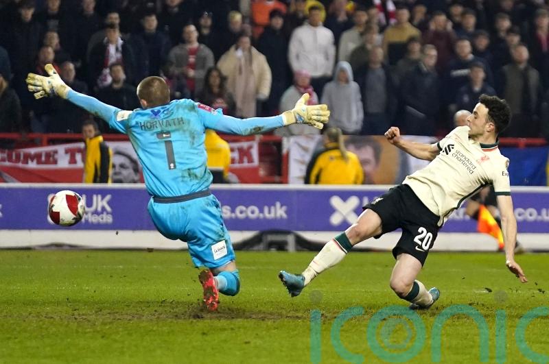 Diogo Jota winner sinks Forest as Liverpool book FA Cup semi-final spot