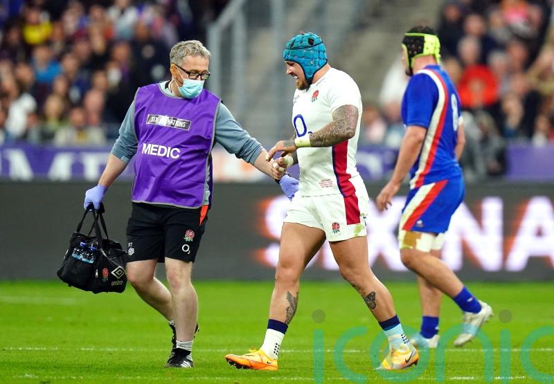 Jack Nowell’s season in doubt after suffering broken arm against France