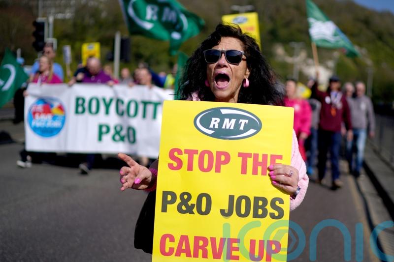 RMT union to protest outside recruitment office linked to P&O job cuts