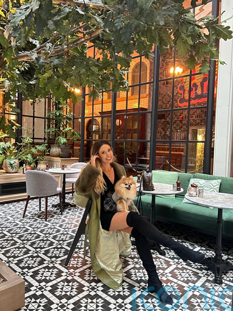 Pomeranian who started life as part of an unwanted litter on a farm now leads £2,000 a year luxury life with fancy hotel stays, spa treats and cocktails
