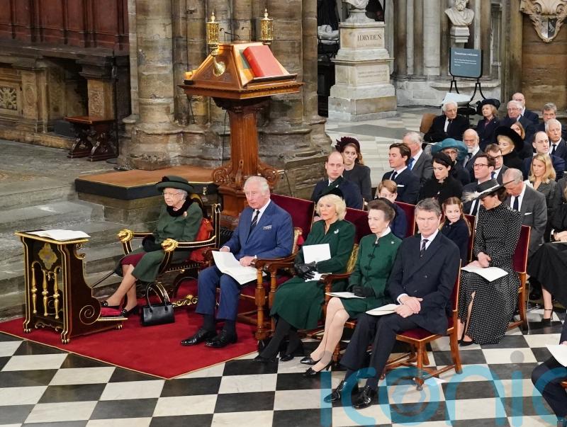 Queen, Camilla and Anne wear Edinburgh Green in tribute to Philip