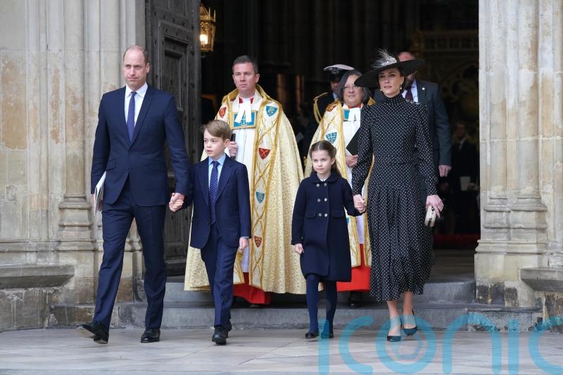Prince George and Princess Charlotte join service for great-grandfather Philip