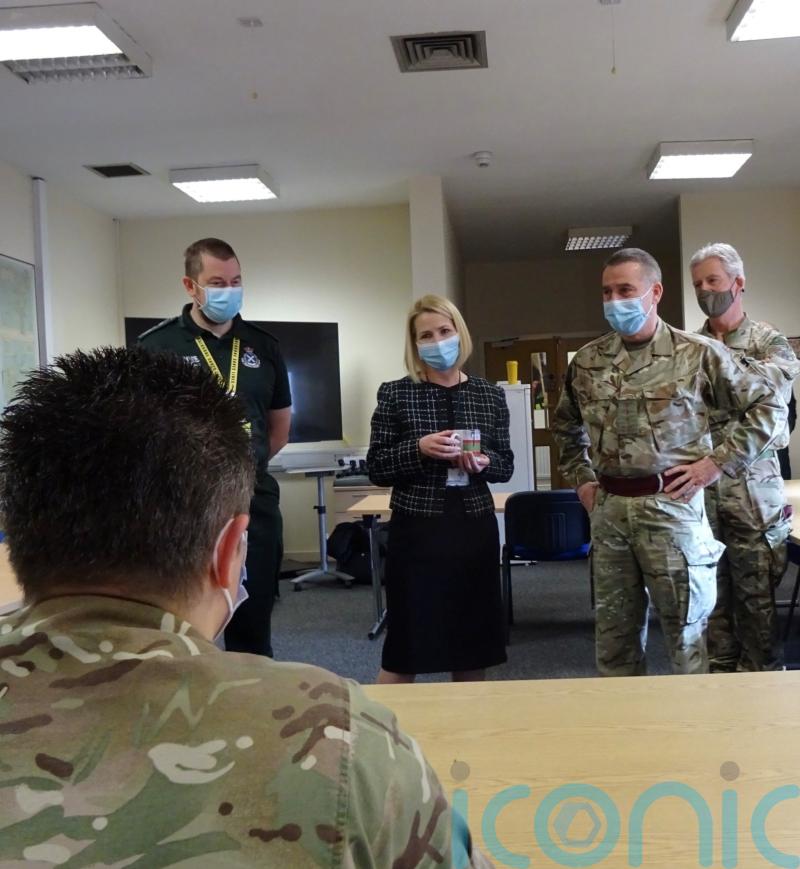 Ambulance boss thanks army staff for stepping up to help keep service running