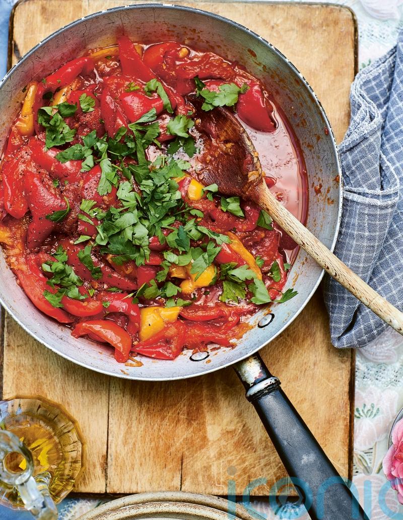 Georgina Hayden’s slow-cooked peppers recipe