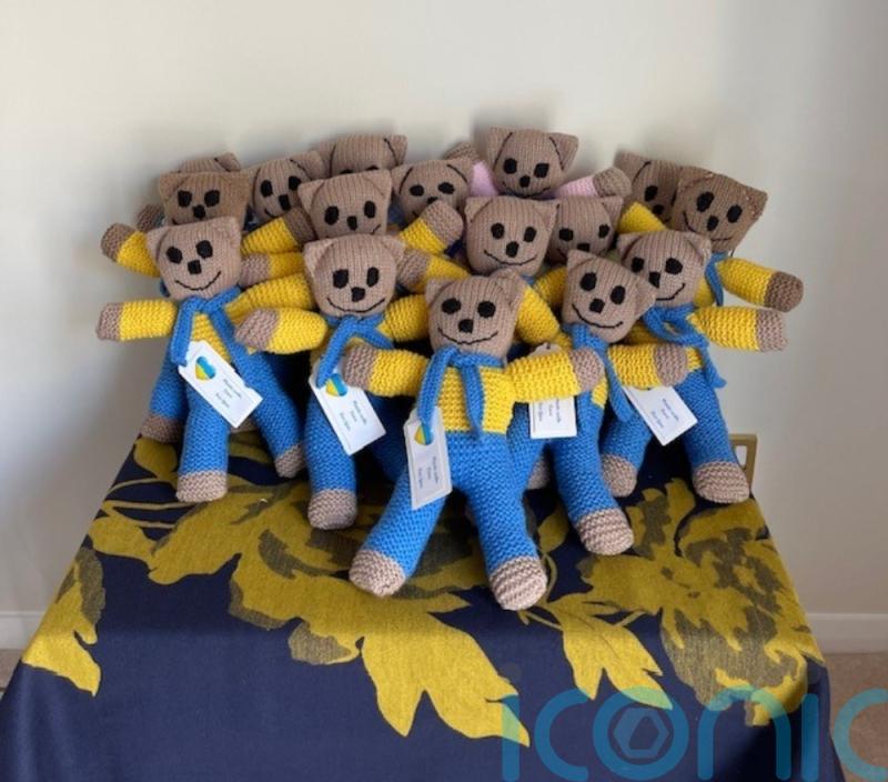 Knitters make hundreds of teddies to welcome Ukrainian children to Scotland