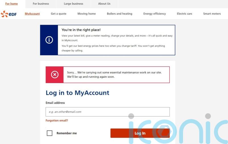 Energy firms criticised as websites crash in rush to submit meter readings