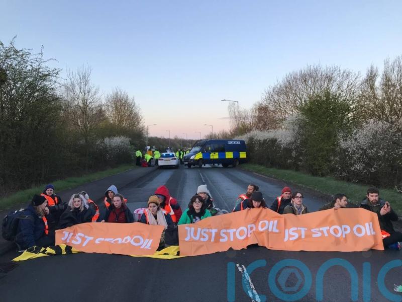 Just Stop Oil and Extinction Rebellion protesters block 10 oil terminals