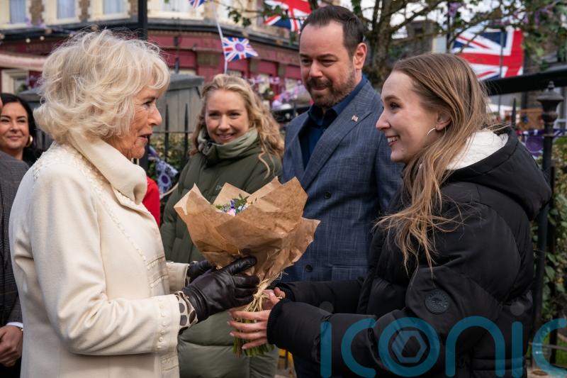 Charles and Camilla visit set of EastEnders after special Jubilee episode filmed