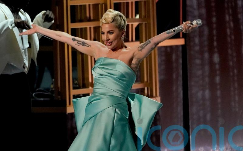 Lady Gaga pays emotional tribute to absent Tony Bennett at Grammys