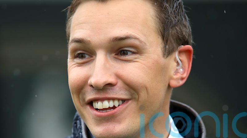 Presenter Oli Bell going for Gold in the National