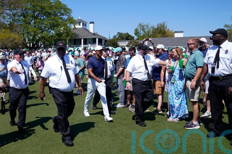 Tiger Woods practises at Augusta National for second day running before Masters