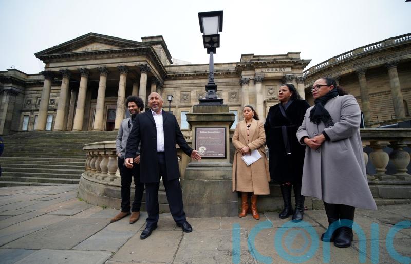 Liverpool street plaque explaining city’s links to slave trade installed