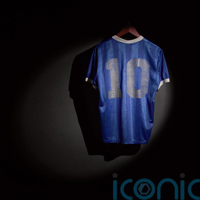Diego Maradona’s Hand of God shirt expected to fetch £4m at auction