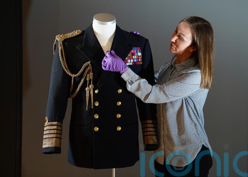 Philip’s naval uniform goes on display on anniversary of his death