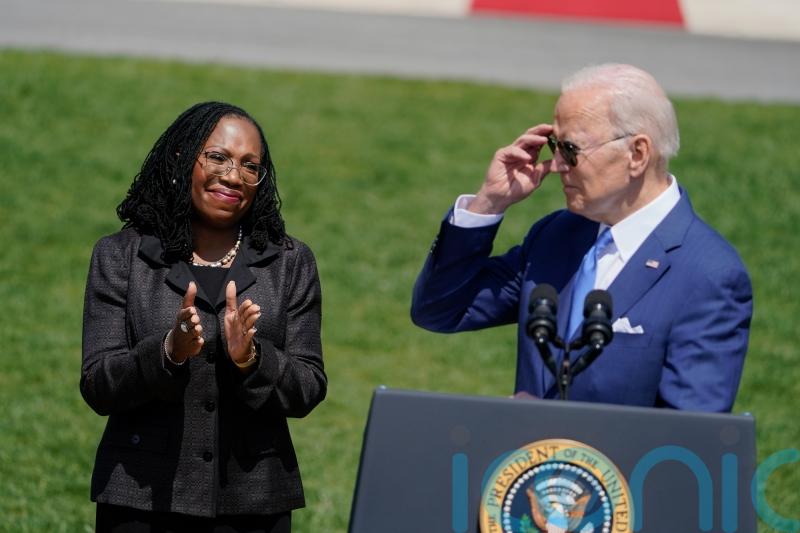 Cheers for Jackson as Biden declares ‘moment of real change’