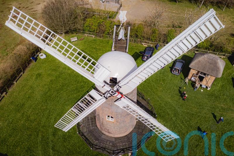 In Pictures: Volunteers give windmill a spring clean