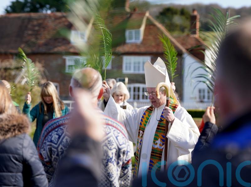 People of Ukraine remembered in churches on Palm Sunday