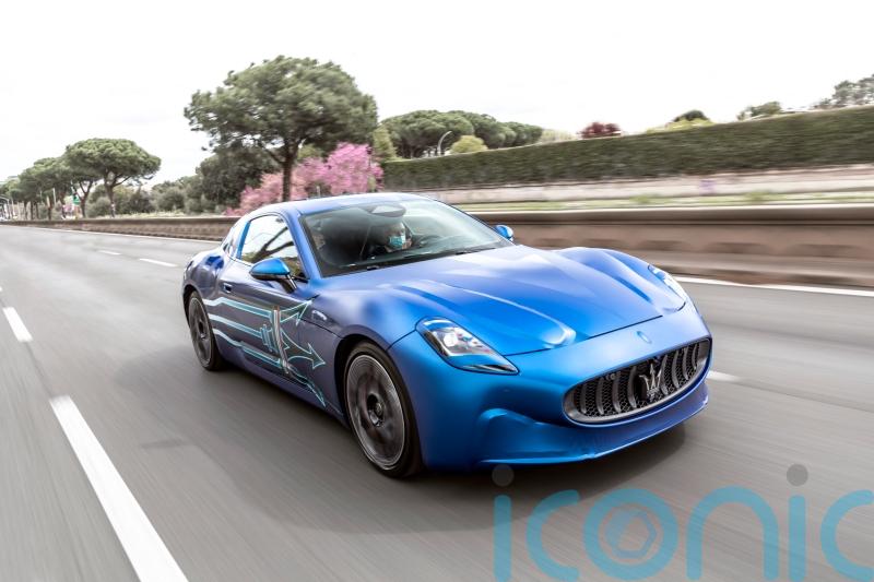Maserati’s upcoming GranTurismo Folgore EV showcased in prototype form