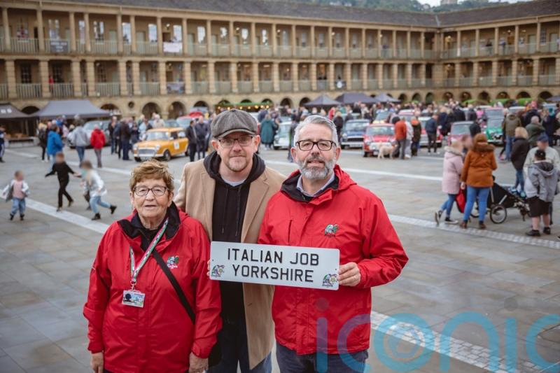“Female Captain Tom” aged 87 raises nearly £3m for charity with annual Italy to UK Mini race called the Italian Job after the Michael Caine film