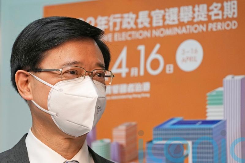 John Lee formally enters the race to become Hong Kong’s new chief executive