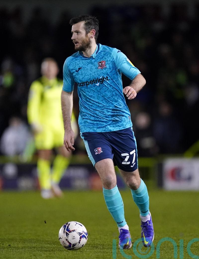 Exeter defender Jonathan Grounds in contention for return against Colchester