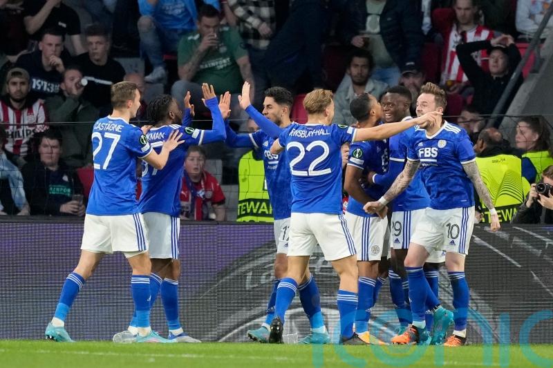 Leicester strike late to stun PSV in Europa Conference League quarter-final