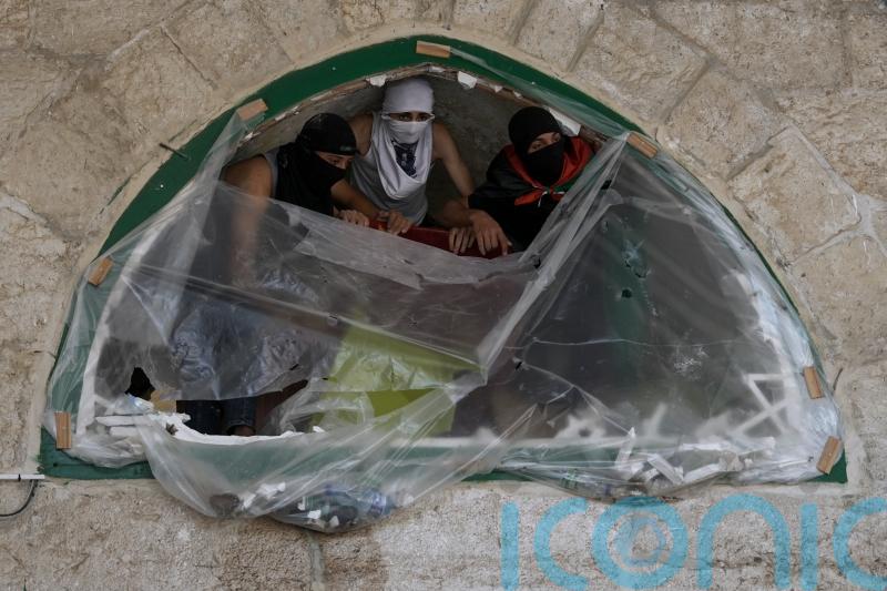 Dozens of Palestinians injured in tensions at mosque in Jerusalem