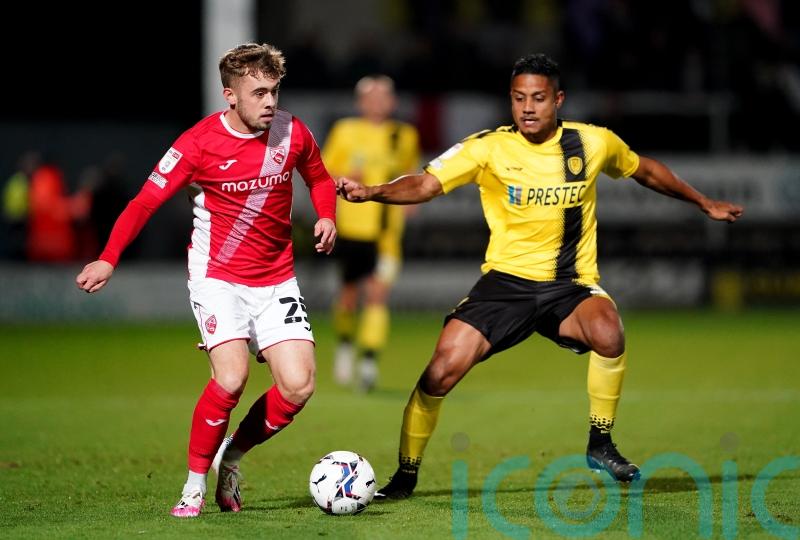 Alfie McCalmont could feature for Morecambe against Portsmouth