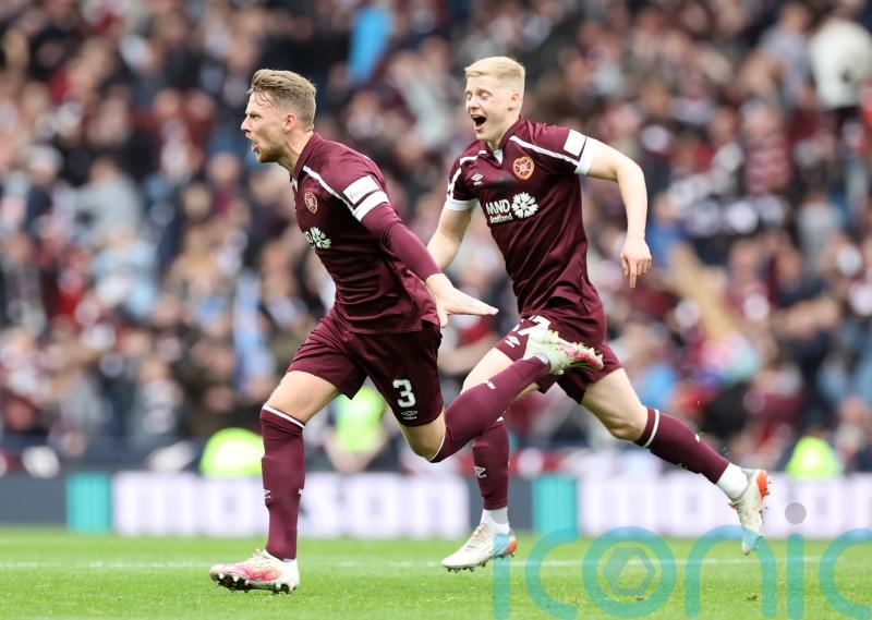 Stephen Kingsley ‘delighted’ after improvised goal fires Hearts into cup final