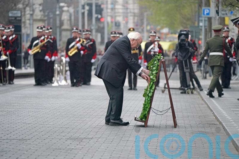 Easter Rising marked by President and Taoiseach