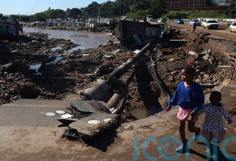 South Africa launches relief cash for Durban flooding, with 443 dead