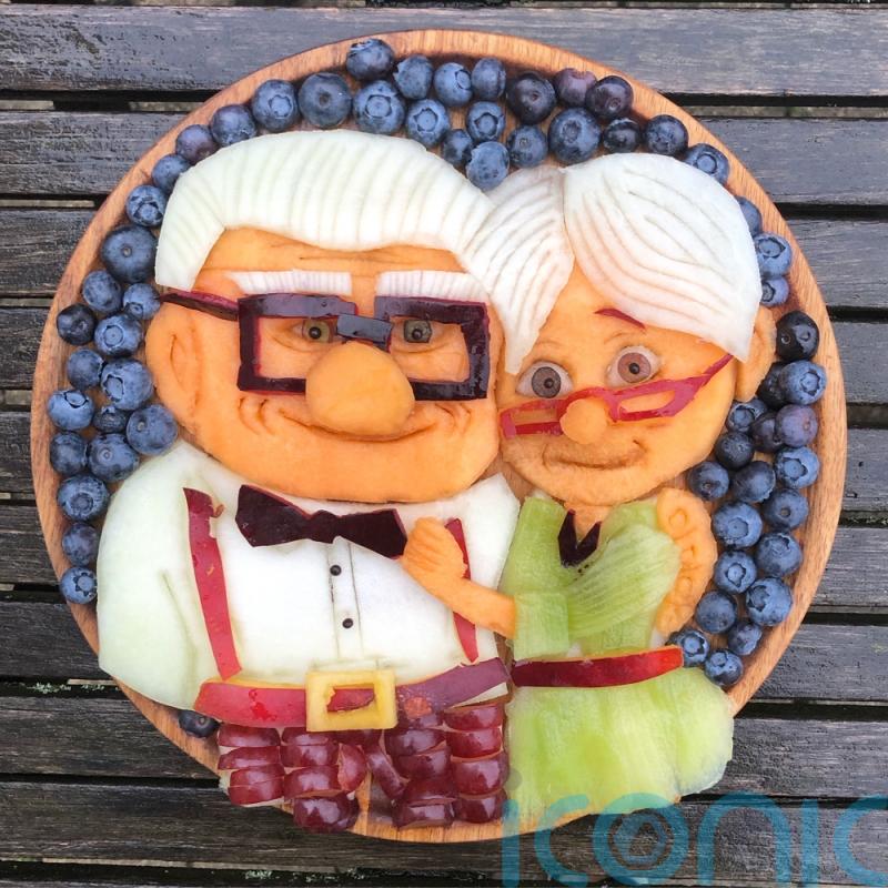 Chocolate shop owner whets appetites of 50K Instagram fans with her 600 plus edible fruit artworks made to inspire her boys to eat 5-a-day