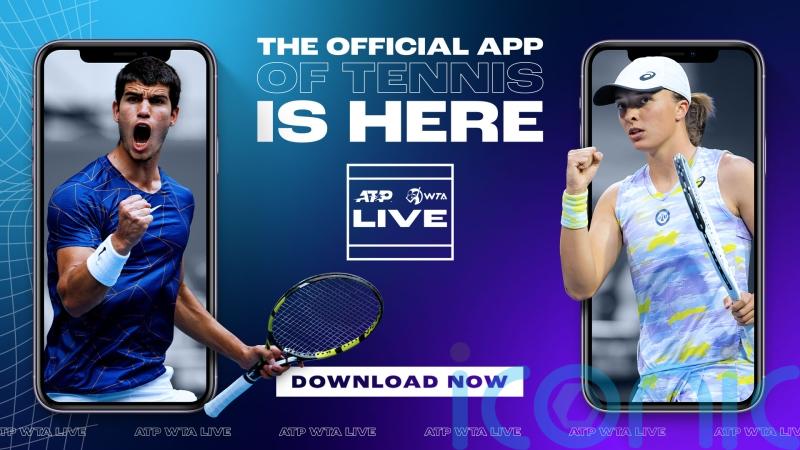 Professional tennis tours launch joint app to make sport more ‘unified’