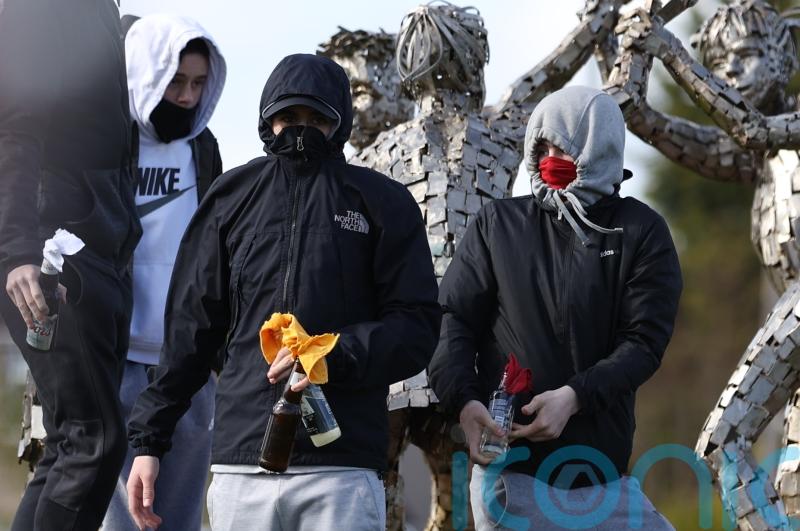 Police probe continues after dissident Easter parade violent scenes